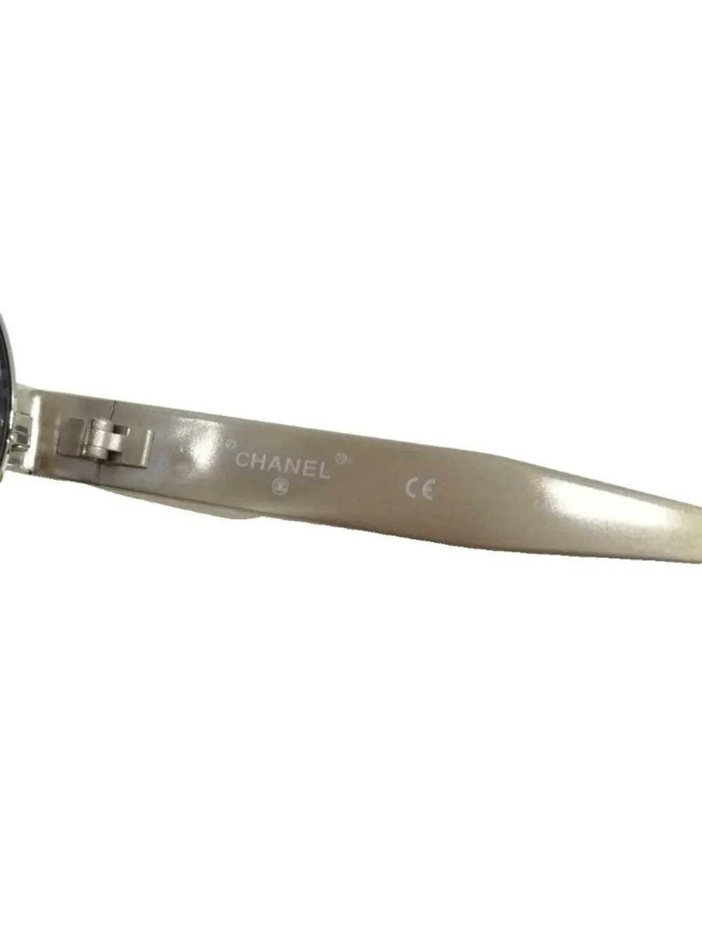 Chanel Sunglasses Vintage Metal Frame Silver Eyewear